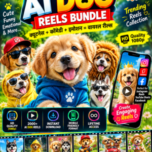 2000+ AI Dog Reels Bundle