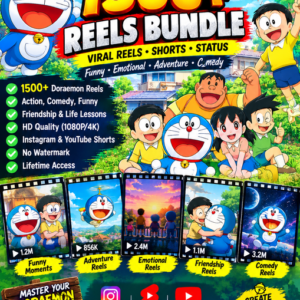 1500+ Doraemon Reels Bundle