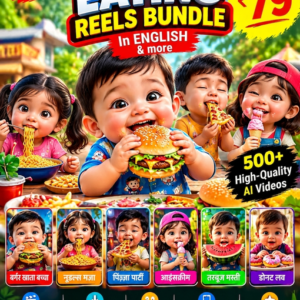 500+ AI Eating Reels Bundle
