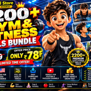 2200+ GYM & FITNESS REELS BUNDLE