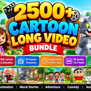 2500+ Cartoon Long Video Bundle