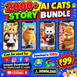 2000+ AI Cat Reels Bundle