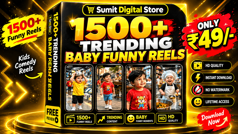 1500+ Baby Funny Reels Bundle